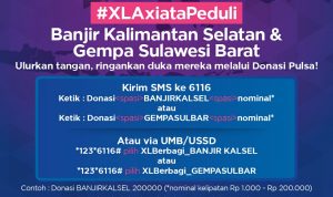 Donasi XL Axiata Untuk Korban Gempa di Sulbar
